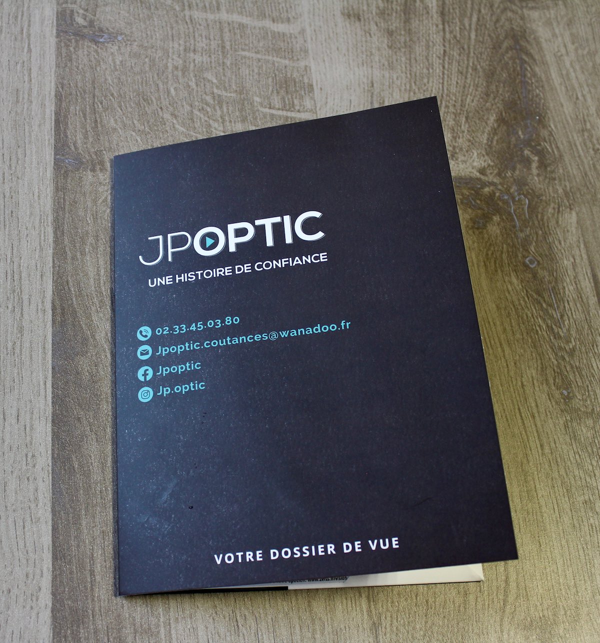 Dossier de vue optique JP Optic coutances