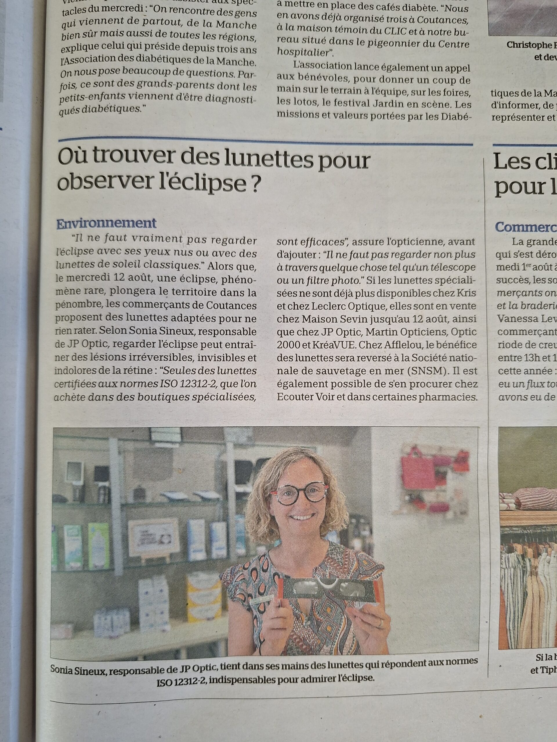 Un article dans la Manche Libre